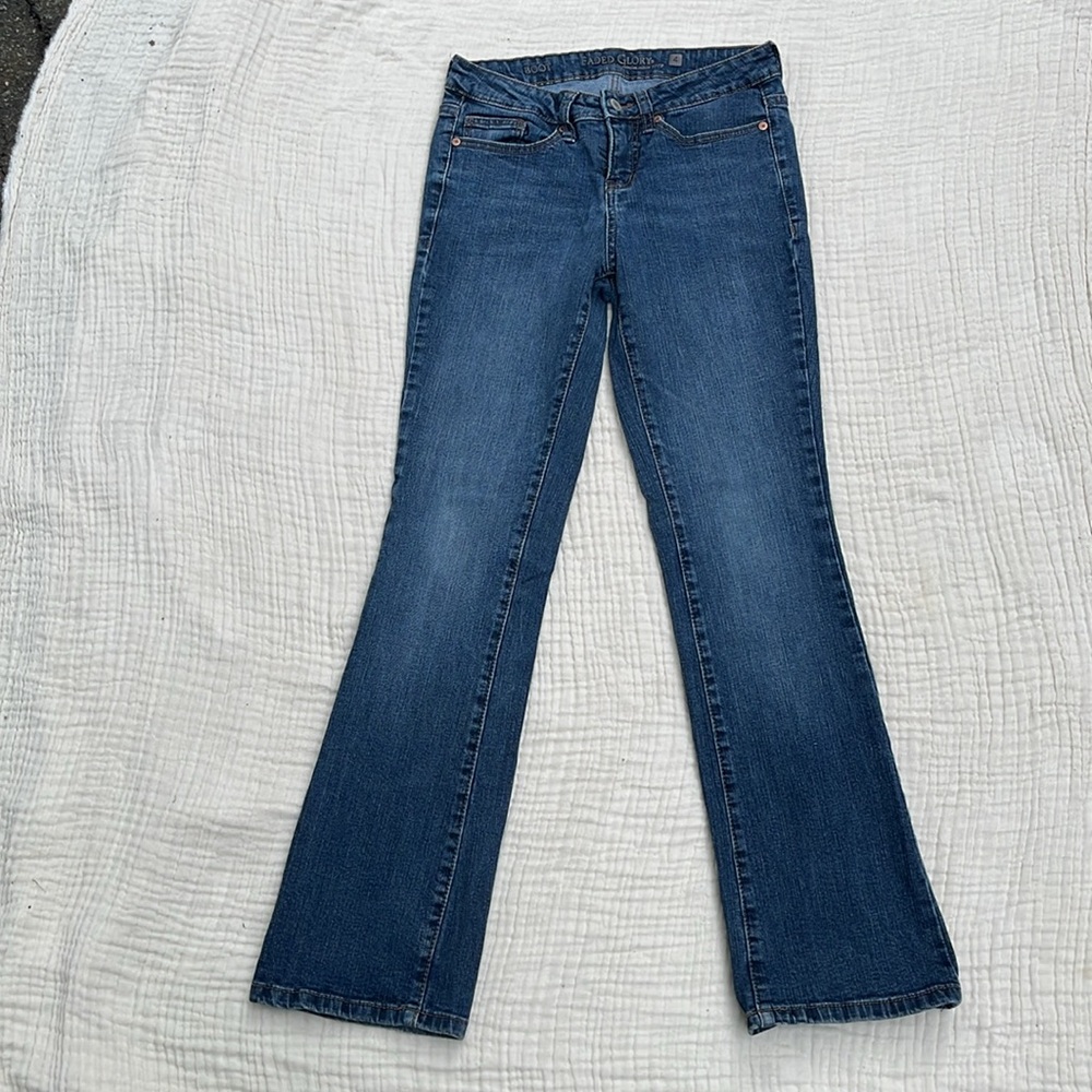 Organic Cotton bootcut medium wash jeans